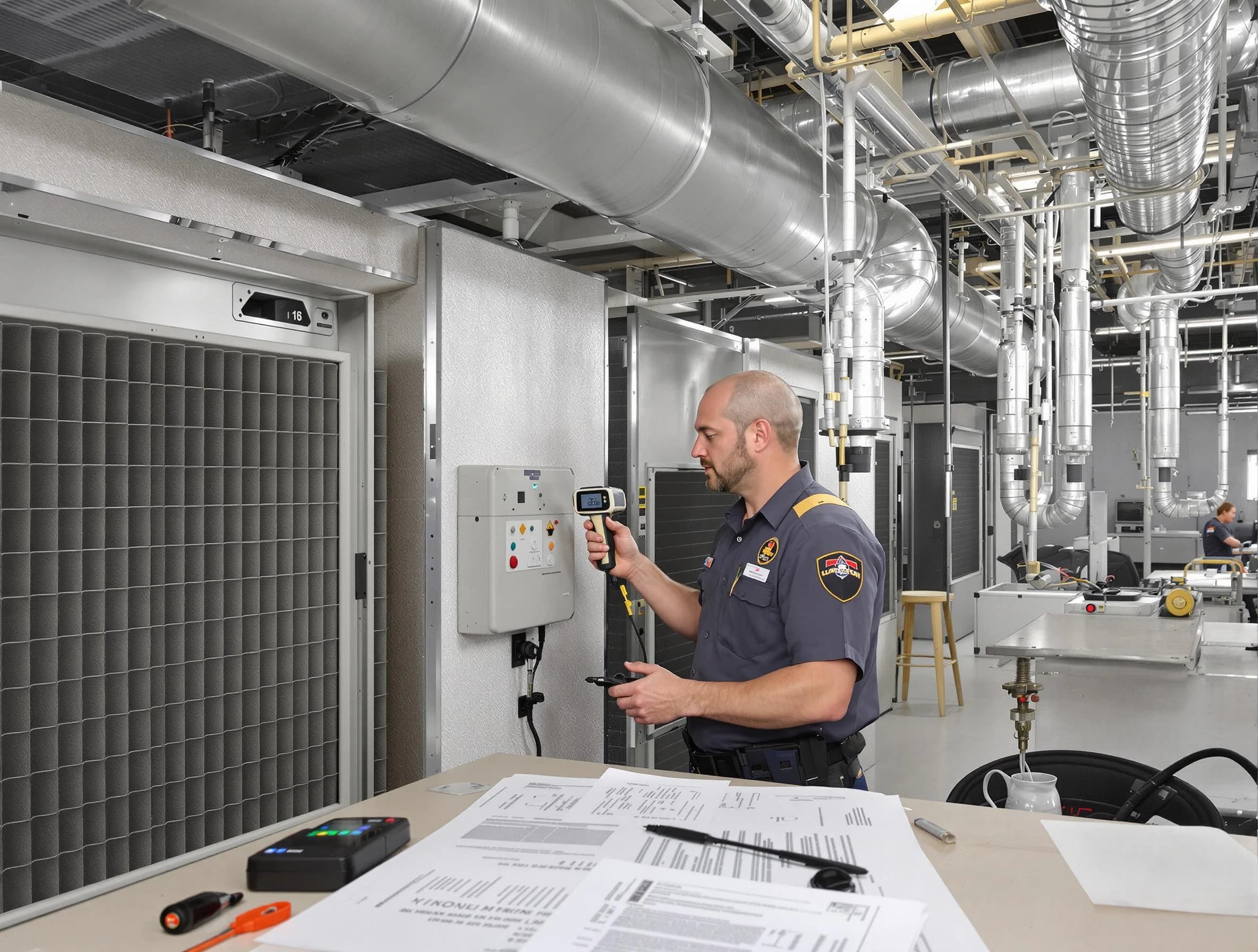 Professional filter system inspection by Firestone Air Duct Cleaning in Firestone