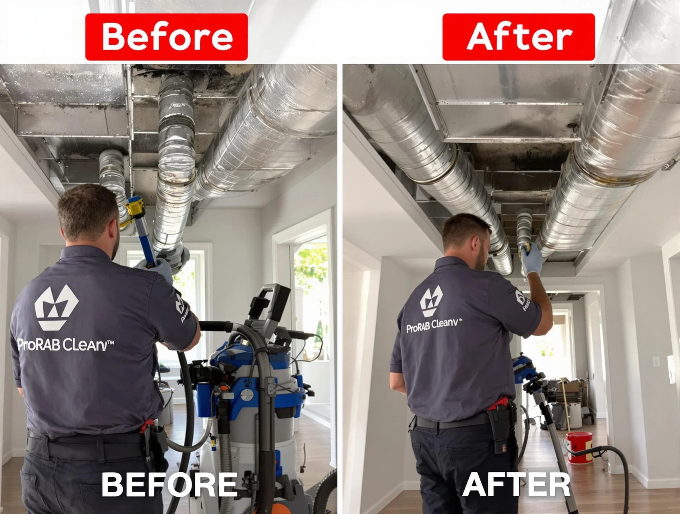Firestone Air Duct Cleaning expert performing thorough residential duct cleaning in a Firestone home