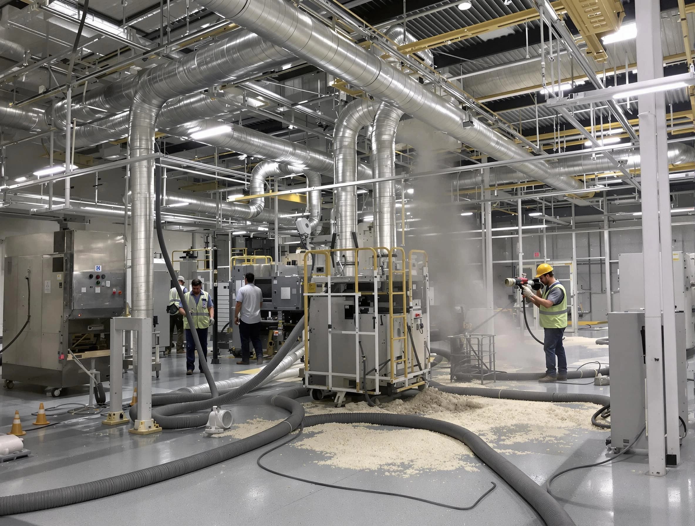 Heavy-duty industrial duct cleaning by Firestone Air Duct Cleaning in Firestone