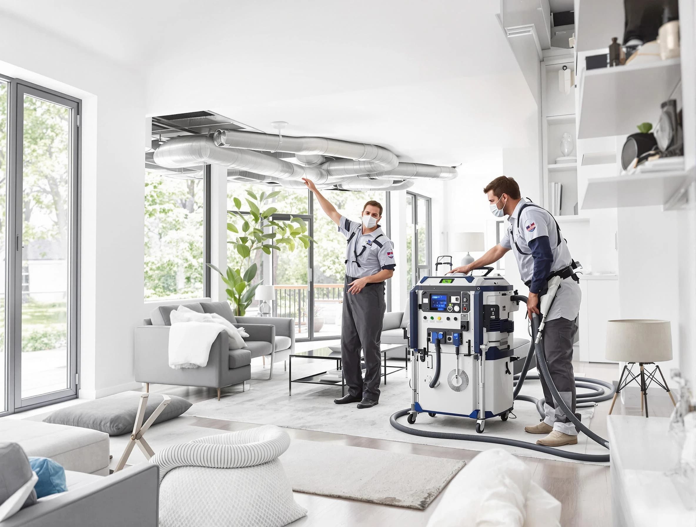 Firestone Air Duct Cleaning professional conducting pure air duct cleaning with state-of-the-art equipment in Firestone