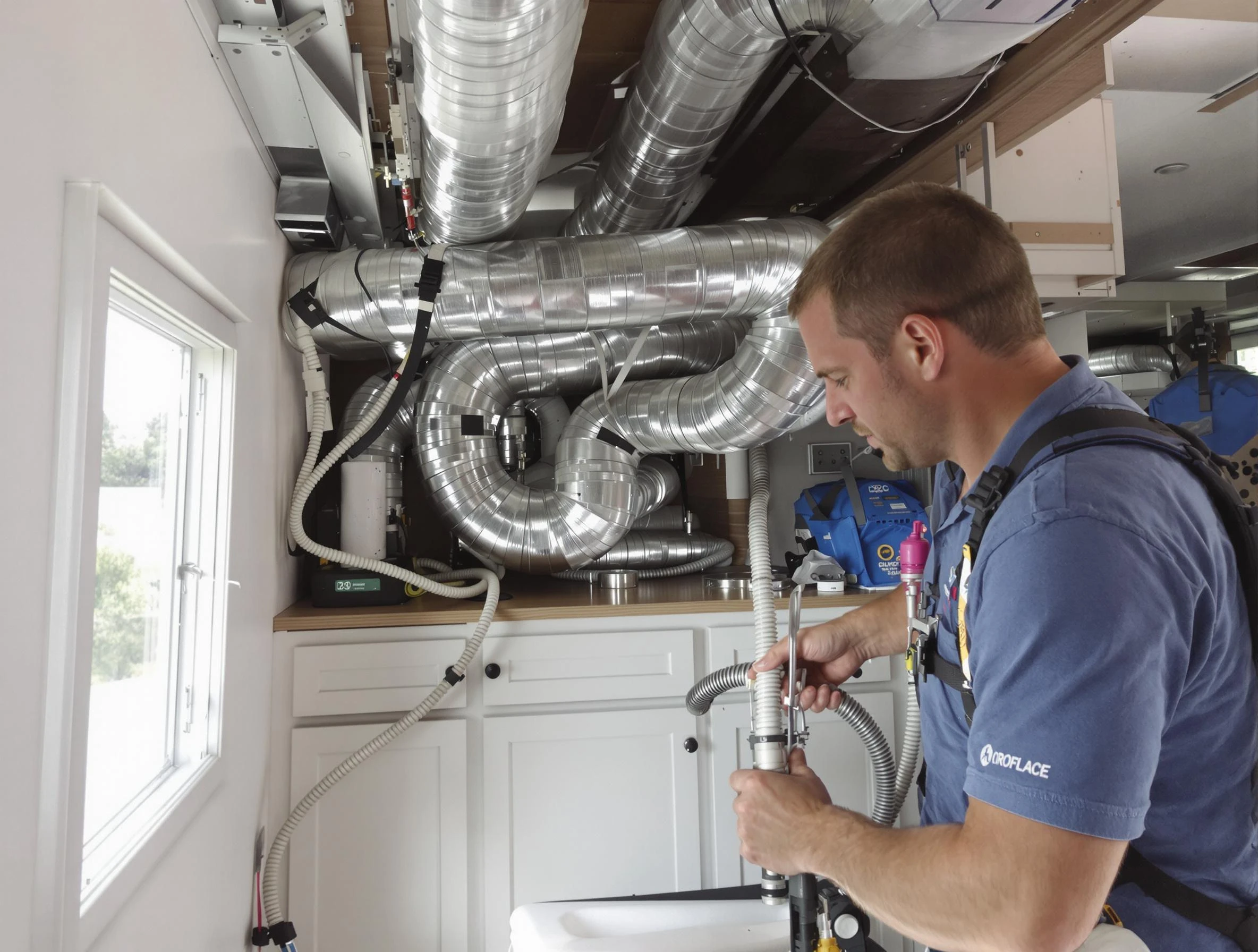 Mobile Home Air Duct Cleaning in Firestone