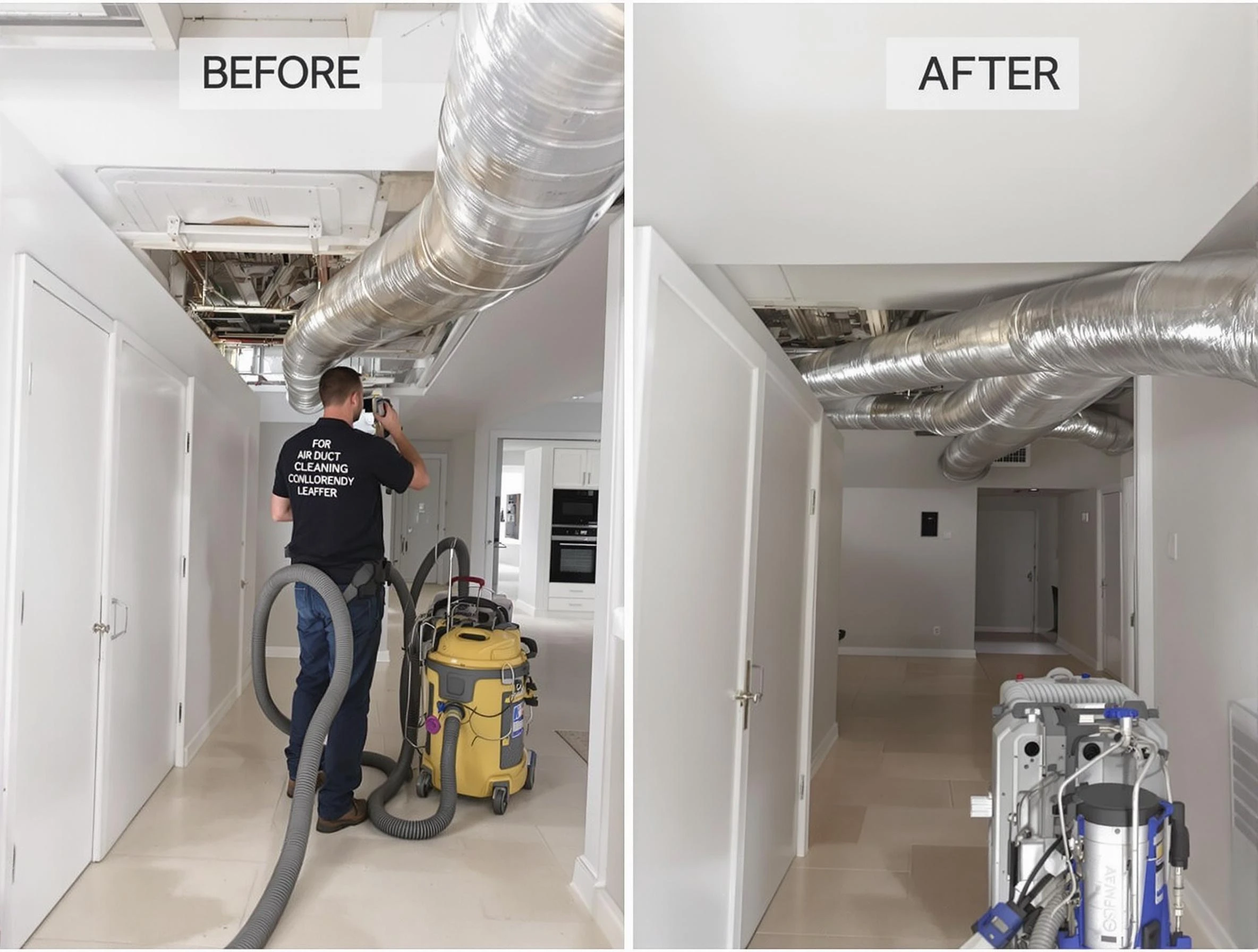 Firestone Air Duct Cleaning professional performing thorough air duct cleaning in Firestone