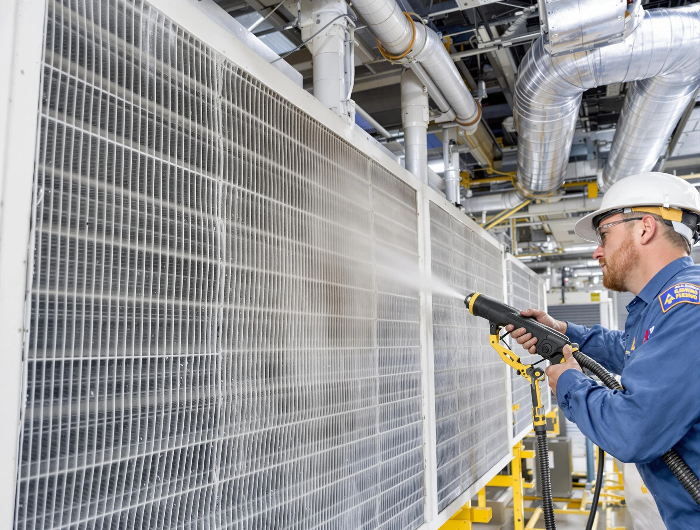 Professional commercial coil cleaning by Firestone Air Duct Cleaning in Firestone