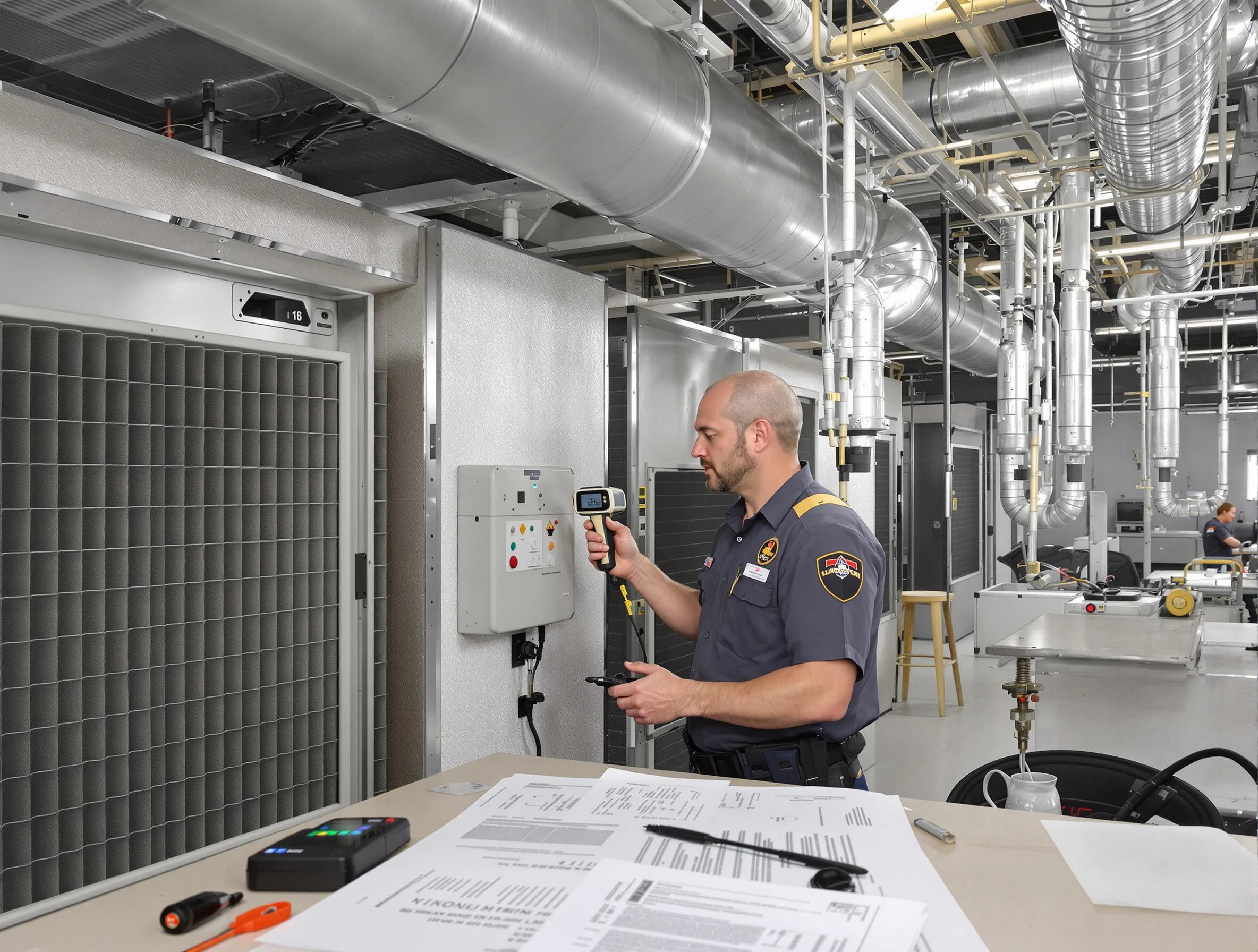 Professional filter system inspection by Firestone Air Duct Cleaning in Firestone